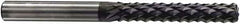 Niagara Cutter - 1/4" Diam, 3/4" LOC, Burr End, Solid Carbide Diamond Pattern Router Bit - Right Hand Cut, 2-1/2" OAL, 1/4" Shank Diam, Use on Carbon Fiber, Composite, Graphite, Green Ceramics - Americas Industrial Supply