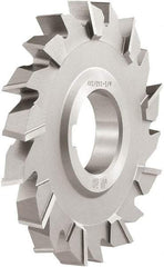 Keo - 4" Diam x 1/2" Width of Cut, 18 Teeth, High Speed Steel Side Milling Cutter - Staggered Teeth, TiCN Coated - Americas Industrial Supply