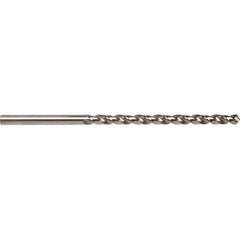 Taper Length Drill Bit: 0.5313″ Dia Bright/Uncoated, RH Cut, Parabolic Flute, Straight Shank, Series 5536