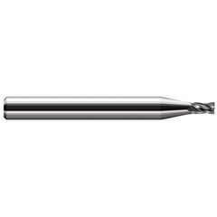 Harvey Tool - Square End Mills; Mill Diameter (mm): 0.60 ; Mill Diameter (Decimal Inch): 0.0240 ; Length of Cut (Decimal Inch): 0.0360 ; Material: Solid Carbide ; Finish/Coating: Uncoated ; Shank Diameter (Inch): 1/8 - Exact Industrial Supply