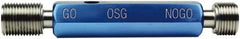 OSG - M5x0.8, Class 6H, Double End Plug Thread Go/No Go Gage - High Speed Steel, Handle Included - Americas Industrial Supply