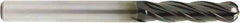 OSG - 1/32" Diam, 3/32" LOC, 4 Flute Solid Carbide Ball End Mill - Diamond Finish, Single End, 1-1/2" OAL, 1/8" Shank Diam, Spiral Flute - Americas Industrial Supply