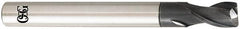 OSG - 12mm, 2 Flute, Single End, Solid Carbide, 1.5mm Corner Radius End Mill - 110mm OAL, 30° Helix, Right Hand Flute, 18mm LOC, Right Hand Cut, - Americas Industrial Supply