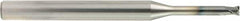 OSG - 2mm, 2 Flute, Single End, Solid Carbide, 0.2mm Corner Radius End Mill - 50mm OAL, 30° Helix, Right Hand Flute, 1.6mm LOC, Right Hand Cut, - Americas Industrial Supply