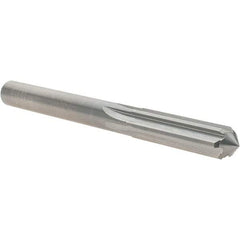 OSG - 21/64" Solid Carbide Chucking Reamer - Straight Flute, 5/16" Straight Shank, 1-1/4" Flute Length, 3-1/2" OAL - Americas Industrial Supply