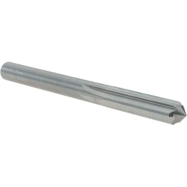 OSG - 7.3mm Solid Carbide Chucking Reamer - Straight Flute, 7.14mm Straight Shank, 29mm Flute Length, 83mm OAL - Americas Industrial Supply