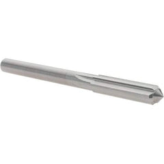 OSG - 9/32" Solid Carbide Chucking Reamer - Straight Flute, 1/4" Straight Shank, 1-1/8" Flute Length, 3-1/4" OAL - Americas Industrial Supply