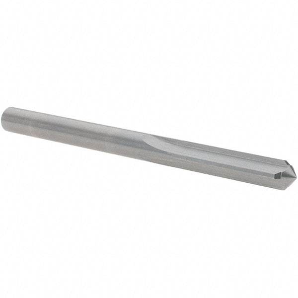 OSG - 5.7mm Solid Carbide Chucking Reamer - Straight Flute, 5.56mm Straight Shank, 25mm Flute Length, 76mm OAL - Americas Industrial Supply