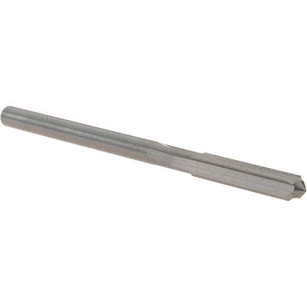OSG - #21 Solid Carbide Chucking Reamer - Straight Flute, 9/64" Straight Shank, 3/4" Flute Length, 2-1/2" OAL - Americas Industrial Supply