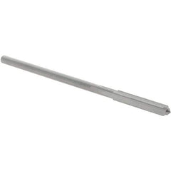 OSG - #34 Solid Carbide Chucking Reamer - Straight Flute, 3/32" Straight Shank, 5/8" Flute Length, 2-1/4" OAL - Americas Industrial Supply