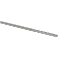 OSG - #38 Solid Carbide Chucking Reamer - Straight Flute, 3/32" Straight Shank, 5/8" Flute Length, 2-1/4" OAL - Americas Industrial Supply