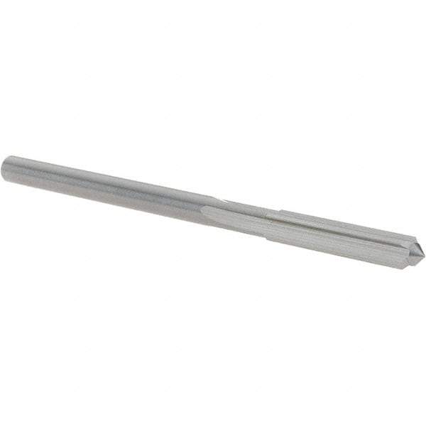 OSG - 4mm Solid Carbide Chucking Reamer - Straight Flute, 3.57mm Straight Shank, 19mm Flute Length, 64mm OAL - Americas Industrial Supply