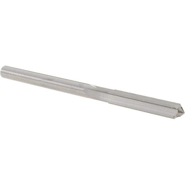 OSG - 13/64" Solid Carbide Chucking Reamer - Straight Flute, 3/16" Straight Shank, 1" Flute Length, 3" OAL - Americas Industrial Supply