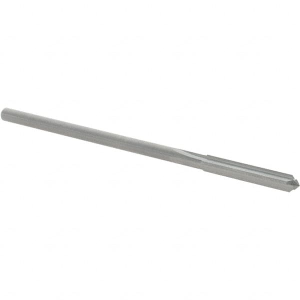 OSG - 2.7mm Solid Carbide Chucking Reamer - Straight Flute, 2.38mm Straight Shank, 16mm Flute Length, 57mm OAL - Americas Industrial Supply