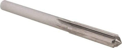 OSG - 7mm Solid Carbide Chucking Reamer - Straight Flute, 6.35mm Straight Shank, 29mm Flute Length, 83mm OAL - Americas Industrial Supply