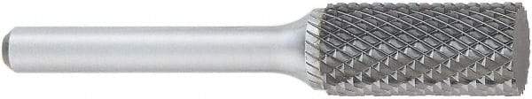 OSG - 9mm Cut Diam, 6mm Shank Diam, Cylinder Head Burr - Carbide, Flat End, 19mm LOC, 152mm OAL - Americas Industrial Supply