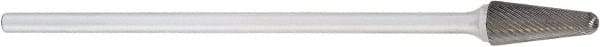 OSG - 9mm Cut Diam, 6mm Shank Diam, Ball Head Fluted Cut Burr - Carbide, 50mm OAL - Americas Industrial Supply