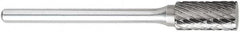 OSG - 6mm Cut Diam, 6mm Shank Diam, Tree with Radius Head Burr - Carbide, Radius End, 12mm LOC, 50mm OAL - Americas Industrial Supply