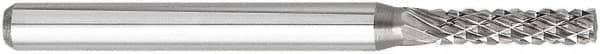 OSG - 3mm Cut Diam, 3mm Shank Diam, Inverted Cone Head Burr - Carbide, Flat End, 5mm LOC, 38mm OAL - Americas Industrial Supply