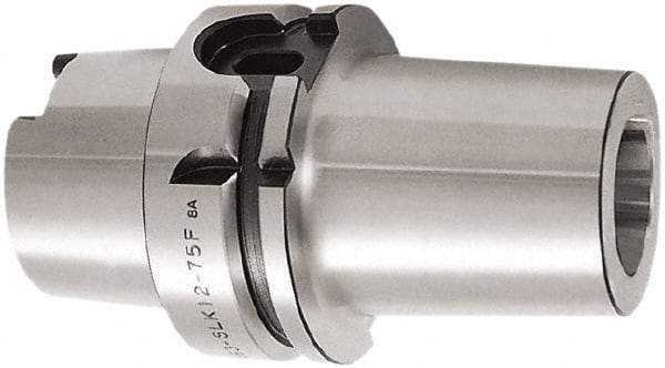 OSG - HSK63A Taper Shank Shrink Fit Tool Holder & Adapter - 135mm Projection, 38mm Nose Diam, Through Coolant - Exact Industrial Supply