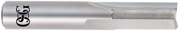 OSG - 3/8" Diam, 3/8" Shank Diam, 7/8" Length of Cut, 3 Flute Straight Router Bit - 2-1/2" Overall Length, Right Hand Cut, Solid Carbide - Americas Industrial Supply