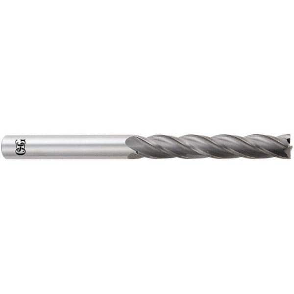 OSG - 18mm, 76mm LOC, 18mm Shank Diam, 153mm OAL, 4 Flute, Solid Carbide Square End Mill - Americas Industrial Supply