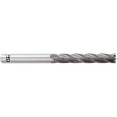 OSG - 18mm, 76mm LOC, 18mm Shank Diam, 153mm OAL, 4 Flute, Solid Carbide Square End Mill - Americas Industrial Supply