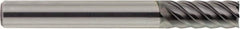 OSG - 8mm, 19mm LOC, 8mm Shank Diam, 60mm OAL, 6 Flute, Solid Carbide Square End Mill - Single End, EXO Finish, Spiral Flute, 45° Helix, Centercutting, Right Hand Cut, Right Hand Flute, Series 9140 - Americas Industrial Supply