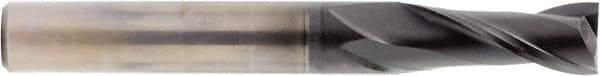 OSG - 5/32", 9/16" LOC, 5/32" Shank Diam, 2" OAL, 2 Flute, Solid Carbide Square End Mill - Single End, Diamond Finish, Spiral Flute, 30° Helix, Right Hand Cut, Right Hand Flute, Series 7020 - Americas Industrial Supply