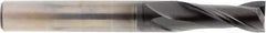 OSG - 5/32", 9/16" LOC, 5/32" Shank Diam, 2" OAL, 2 Flute, Solid Carbide Square End Mill - Single End, Diamond Finish, Spiral Flute, 30° Helix, Right Hand Cut, Right Hand Flute, Series 7020 - Americas Industrial Supply