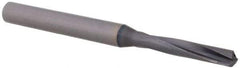 OSG - 4.15mm 140° Spiral Flute Solid Carbide Screw Machine Drill Bit - WXS Finish, Right Hand Cut, 26mm Flute Length, 68mm OAL, Standard Point, Straight Shank, Through Coolant - Americas Industrial Supply