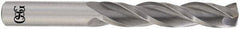 OSG - #28 118° Solid Carbide Jobber Drill - Bright Finish, Right Hand Cut, Spiral Flute, Straight Shank, 2-1/2" OAL, Standard Point - Americas Industrial Supply