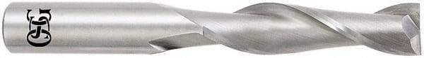 OSG - 16mm, 57mm LOC, 16mm Shank Diam, 127mm OAL, 2 Flute, Solid Carbide Square End Mill - Single End, Uncoated, Spiral Flute, 30° Helix, Centercutting, Right Hand Cut, Right Hand Flute, Series 462 - Americas Industrial Supply
