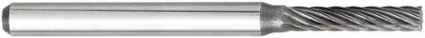 OSG - 3mm Cut Diam, 6mm Shank Diam, Cylinder with End Cut Head Fluted Cut Burr - Carbide, End Cut End, 14mm LOC, 50mm OAL - Americas Industrial Supply