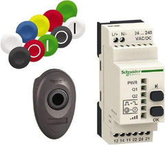 Square D - Maintained (MA) and Momentary (MO), Wireless Pushbutton System with Programmable Receiver - 24-240 VAC/VDC - Americas Industrial Supply
