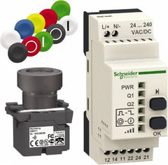 Square D - Maintained (MA) and Momentary (MO), Wireless Pushbutton System with Programmable Receiver - 24-240 VAC/VDC - Americas Industrial Supply