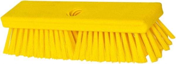 PRO-SOURCE - 1-3/4" Bristle Length, Polypropylene Food Service Brush - 10" Long x 2-1/2" Wide Head, Yellow, Foam Block - Americas Industrial Supply