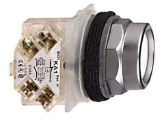 Square D - 30mm Mount Hole, Pushbutton Switch Only - Round, Nonilluminated, Momentary (MO), Shock and Vibration Resistant - Americas Industrial Supply