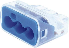 Ideal - 2 Port, 18 to 14 (Strand) AWG Compatible - 0.76" OAL x 0.519" OAW x 0.3685" OAH, Red - Americas Industrial Supply