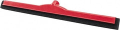 PRO-SOURCE - 24" Rubber Blade Floor Squeegee - Red - Americas Industrial Supply