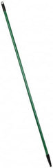 PRO-SOURCE - 60 x 1-1/4" Fiberglass Handle for Floor Squeegees & Push Brooms - Threaded Connection, Green - Americas Industrial Supply