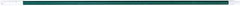 PRO-SOURCE - 60 x 1-1/4" Fiberglass Handle for Floor Squeegees & Push Brooms - Threaded Connection, Green - Americas Industrial Supply