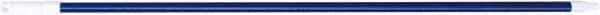 PRO-SOURCE - 60 x 1-1/4" Fiberglass Handle for Floor Squeegees & Push Brooms - Threaded Connection, Blue - Americas Industrial Supply