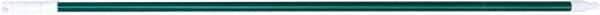 PRO-SOURCE - 54 x 1-1/4" Fiberglass Handle for Floor Squeegees & Push Brooms - Threaded Connection, Green - Americas Industrial Supply
