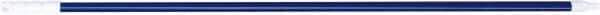 PRO-SOURCE - 54 x 1-1/4" Fiberglass Handle for Floor Squeegees & Push Brooms - Threaded Connection, Blue - Americas Industrial Supply