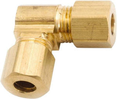ANDERSON METALS - 1/4" OD, Lead Free Brass Union Elbow - 300 Max Working psi, Comp x Comp Ends - Americas Industrial Supply