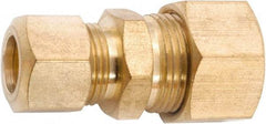ANDERSON METALS - 1/2 x 3/8" OD, Lead Free Brass Union - 200 Max Working psi, Comp x Comp Ends - Americas Industrial Supply
