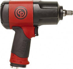 Chicago Pneumatic - 1/2" Drive, 8,200 RPM, 922 Ft/Lb Torque Impact Wrench - Pistol Grip Handle, 5.2 CFM, 90 psi, 1/4" NPT Inlet - Americas Industrial Supply