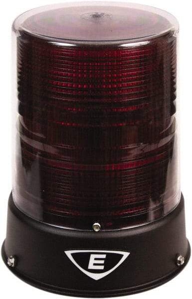 Edwards Signaling - 24 VAC/VDC, 4X NEMA Rated, LED, Magenta, Flashing, Steady Light - 65 Flashes per min, 3/4 Inch Pipe, 6-1/2 Inch Diameter, 8 Inch High, IP66 Ingress Rating, Pipe Mount - Americas Industrial Supply