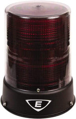Edwards Signaling - 24 VAC/VDC, 4X NEMA Rated, LED, Magenta, Flashing, Steady Light - 65 Flashes per min, 3/4 Inch Pipe, 6-1/2 Inch Diameter, 8 Inch High, IP66 Ingress Rating, Pipe Mount - Americas Industrial Supply